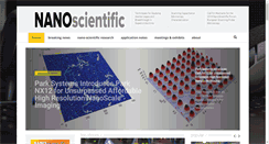 Desktop Screenshot of nanoscientific.org